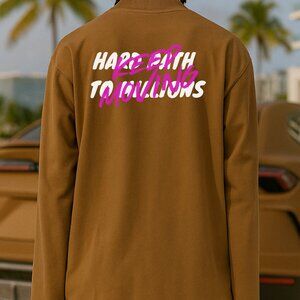 Oversized Long Sleeve Shirt – Hard Path to Millions Streetwear Tee